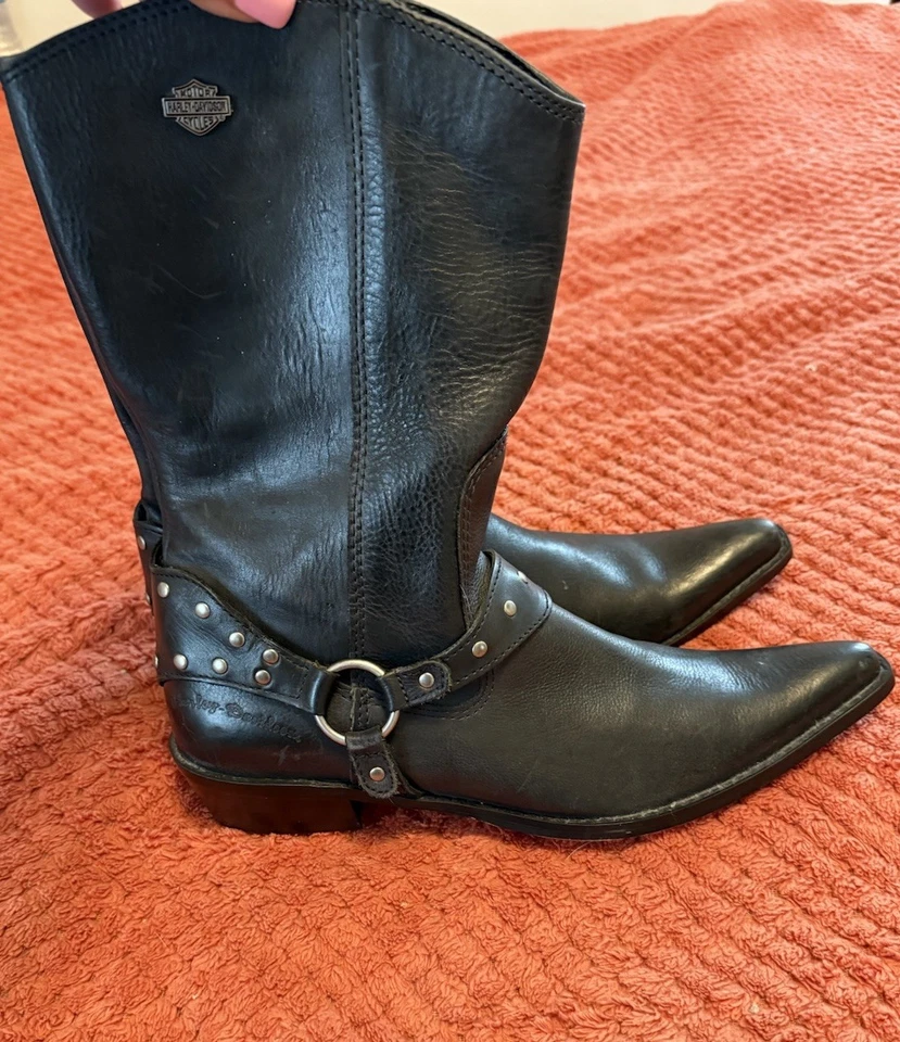 Botas vaqueras y occidentales Harley Davidson, talla 9 Foto 2 de 4