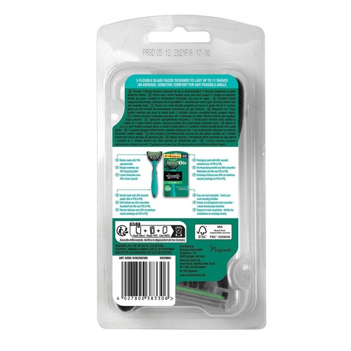 Wilkinson Sword Xtreme 3 Sensitive Einwegrasierer mit 3 weichen Klingen und A... - Bild 2 von 7