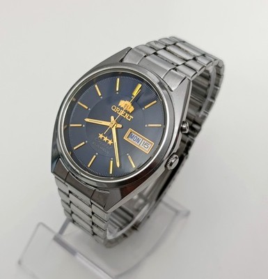 綺麗な稼働品ORIENT CAMEO MECHANICAL RING WATCH Men's Watch Orient Model KE 469 EA3-80 CA Crystal 21 jewels
