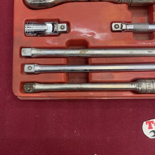 Vintage Snap On Tools 18 Piece 3/8" Drive SAE 12 Point Socket Set USA - Bild 11 von 13