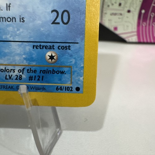 STARMIE - 64/102 - Base Set - Pokemon Card - NM - Picture 4 of 10