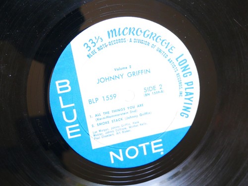 JOHNNY GRIFFIN A Blowing Session LP BLUE NOTE 1559 US 1972 UA MONO John Coltrane - Picture 4 of 11