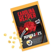 Pepper Joe’s Carolina Reaper Seeds – Pack of 10+ World’s Hottest Chili Pepper...