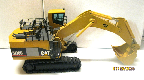 VINTAGE 1994 NZG CAT 5130B MASS EXCAVATOR 50:1 FRONT SHOVEL W. GERMANY /BOX - Picture 4 of 12