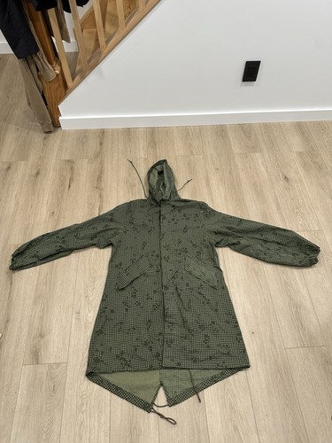 Vintage Parka Night Camouflage Desert Jacket Mens Medium Hooded Military 80s 70s