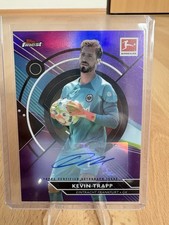 Kevin Trapp 2023 Topps Finest Bundesliga Autograph Purple Refractor /99