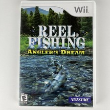 Reel Fishing: Angler's Dream (Nintendo Wii, 2009) Game Complete with Manual CIB