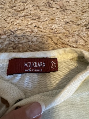 Baby Boy Size 3 /6 Month Milk Barn One Piece Summer Outfit - Afbeelding 4 van 4