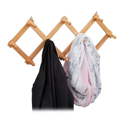 Wandgarderobe Garderobenleiste Kleiderleiste Hakenleiste Garderobenhaken - Bild 1 von 3
