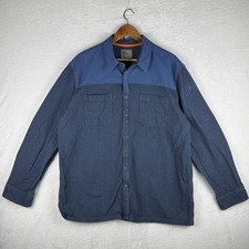 5.11 Tactical Shirt Mens Extra Large Blue Snap Front Long Sleeve Utility Pockets
