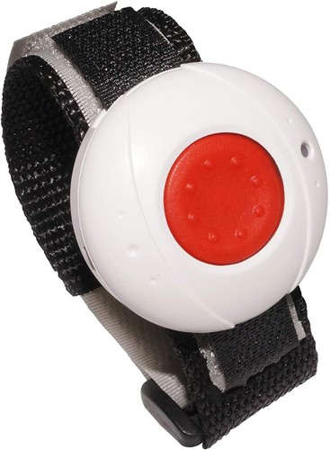 ÉMETTEUR BRACELET pour seniors téléphone fixe avec SOS et appel d'urgence - Photo 1 sur 18