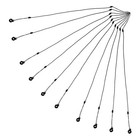  12 sztuk Signature Pen Holder Lina do rysika Anti-lost Smycz Cord