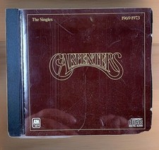 VTG 1990 CARPENTERS The Singles 1969-1973 CD, A&M Records/VG+ Condition, Preown