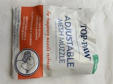 Top Paw Adjustable Mesh Dog Muzzle Size L 60-80 Lbs