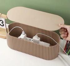 Beige Cable Management Box