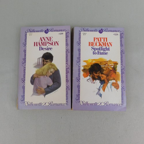 4pc Lot Vintage 80s Silhouette Romance Novels Fiction Paperback Books #A84 - Bild 2 von 11