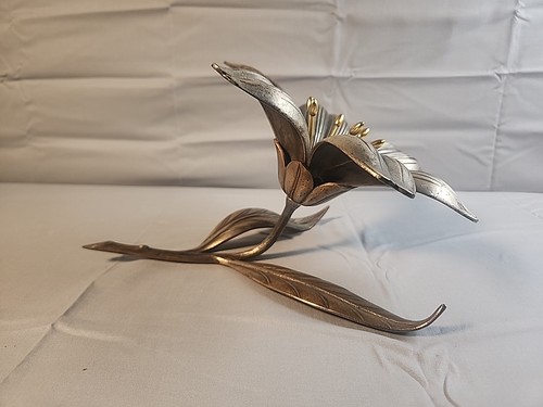 Vintage S AGUDO Flower Petal Tray Vintage Ashtrays Decorative Functional Artwork - Picture 4 of 9