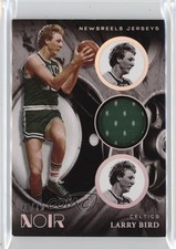 2020-21 Panini Noir Newsreels Jersey Relic 40/75 Larry Bird #NRJ-LBI HOF