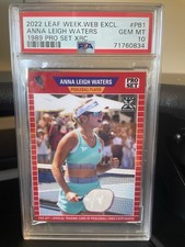 2022 Leaf Pro Set Pickleball #PB-1 Anna Leigh Waters RC - /1159 PSA 10 POP 81 🔥
