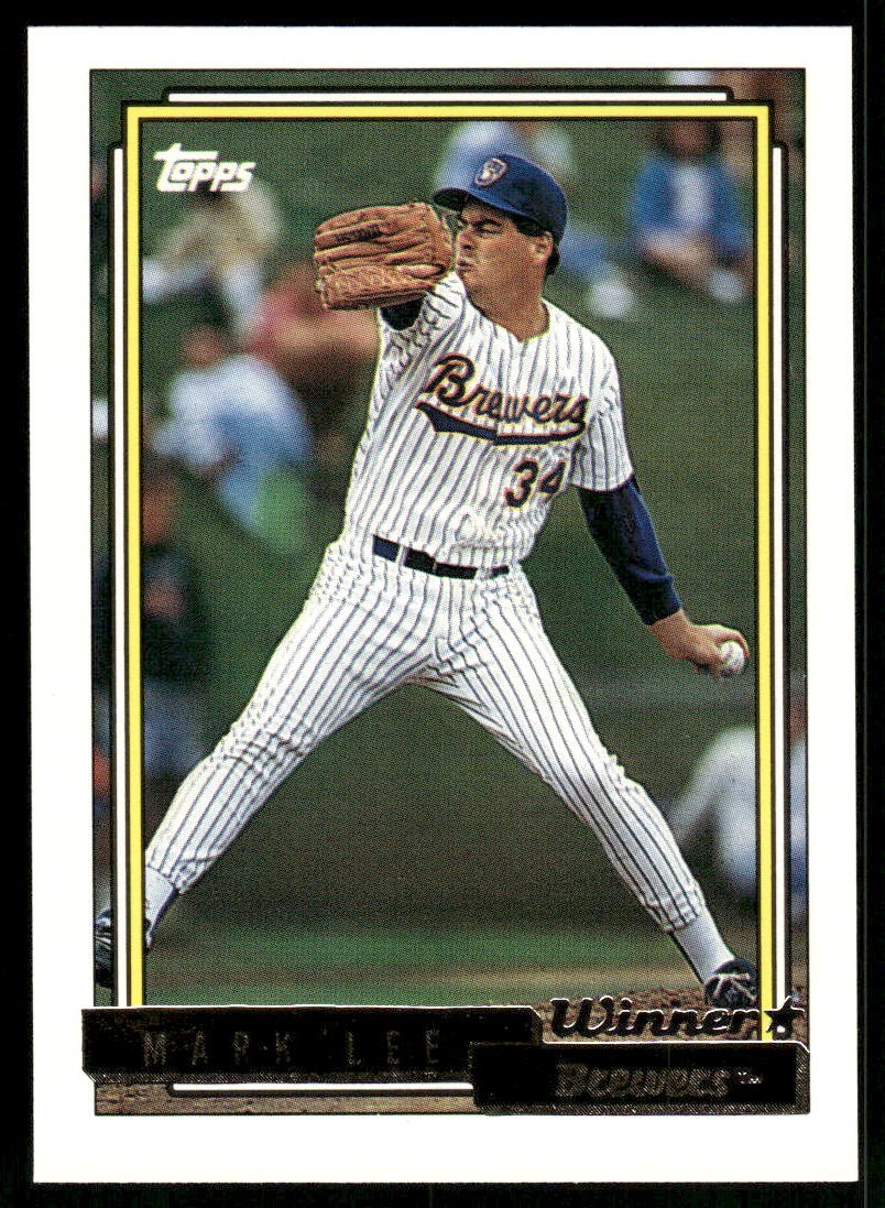 1992 Topps #384 Mark Lee Gold Winners