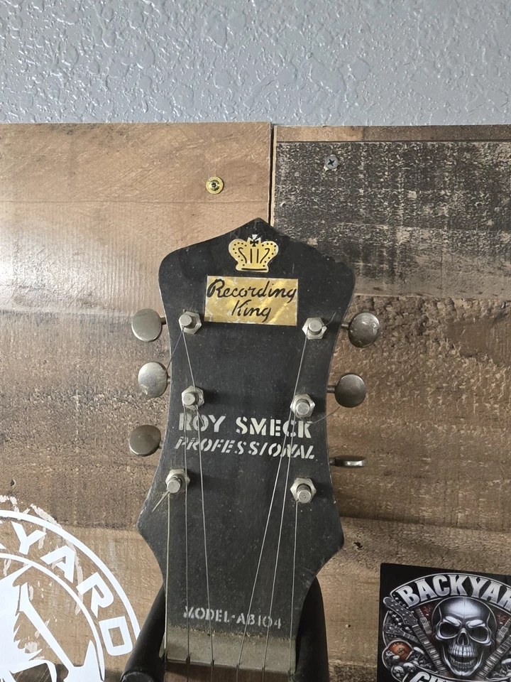 Recording King de la década de 1930 de Gibson Roy Smeck AB104 de colección Lap Steel con Ohsc Foto 3 de 4
