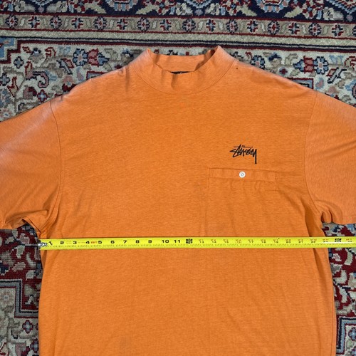 Camiseta Stussy Naranja Vintage Años 80 Talla Grande De Colección Skate Surf - Imagen 5 de 9