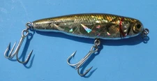 Extremely Rare Vintage Bagley Prizm Image Finger Mullet Fishing Lure