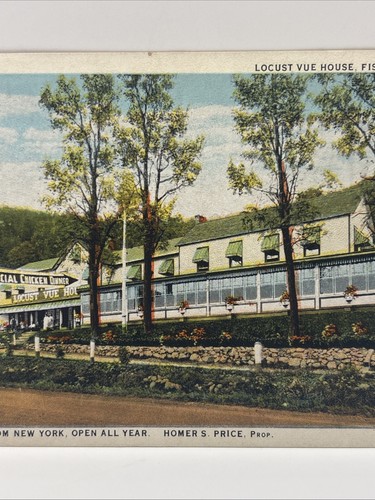 Vintage Postkarte Heuschreckenqueue Haus, Fishkill New York, New York - Bild 3 von 7
