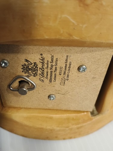 G. Debrekht Rocking, Musical Santa With Cat. Works Beautifully - Picture 11 of 19