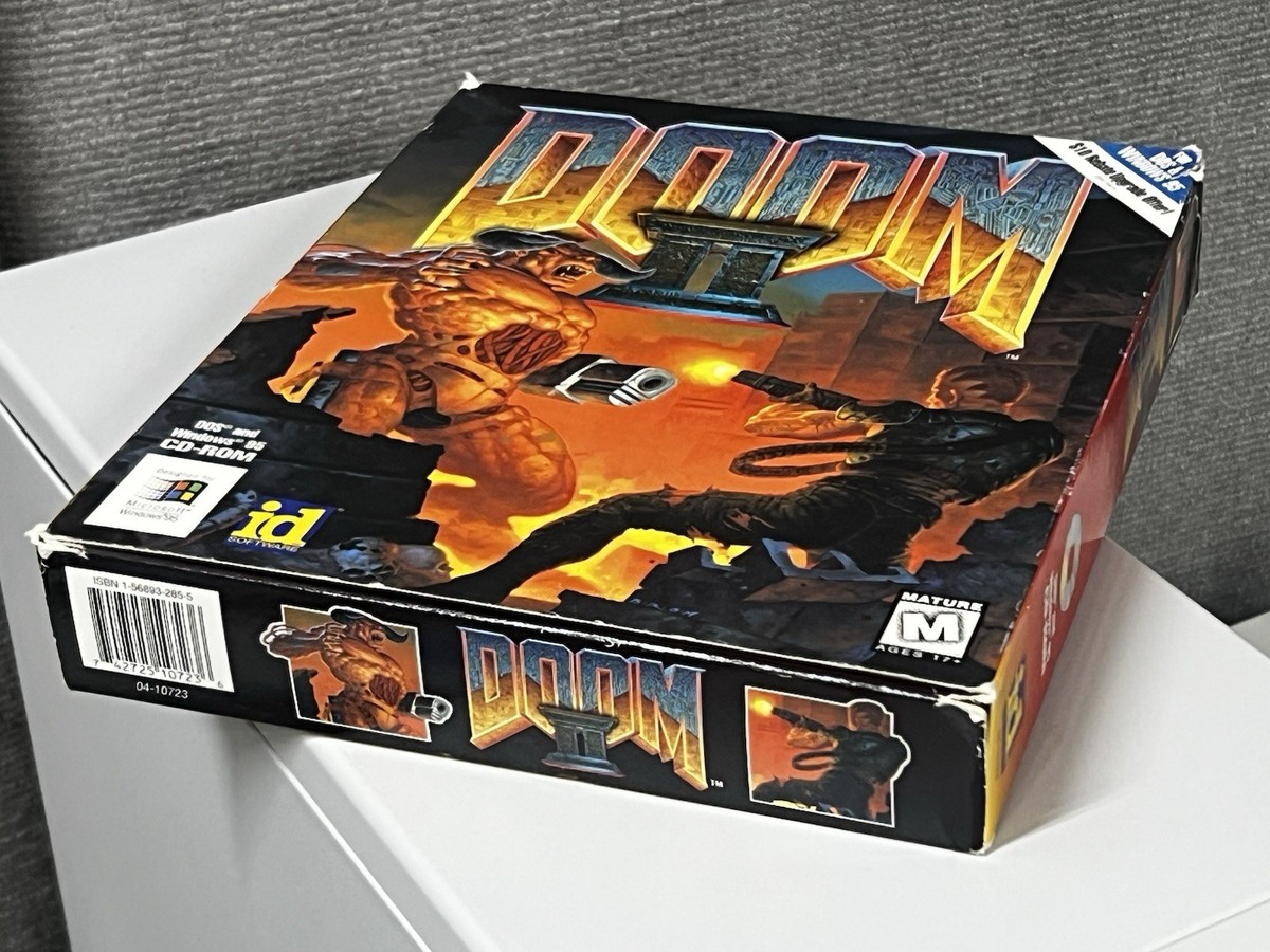 Vintage Doom II PC Game – Big Box CD-ROM – ID Software | eBay