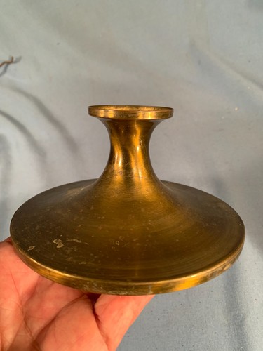 Vintage Victorian style 5&3/4 inch Brass Spacer-Convertor c1900s - Picture 4 of 4