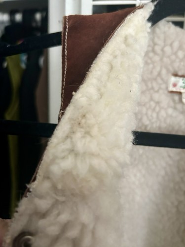 Vintage!! Kids Genuine Leather Vest. Size 4. Excellent!! Chocolate Brown. Lined - Picture 5 of 8