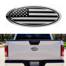 9.5-inch For 2015-2021 Ford F150 Front Grill Tailgate US Flag Oval Emblem Badge