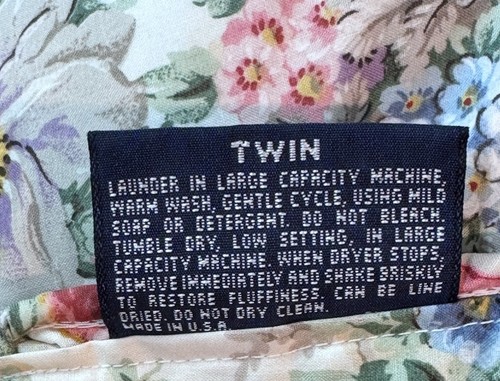 Ralph Lauren Brittney Floral Twin Comforter Vintage Discountined 43” x 60” - Bild 4 von 6