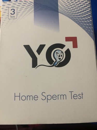 YO Home Sperm Test Kit Male Fertility Analyzer At Home Motility 3 Tests New