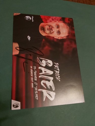 SC Freiburg , P. Baier , Autogrammkarte ,Fussball - Picture 1 of 2