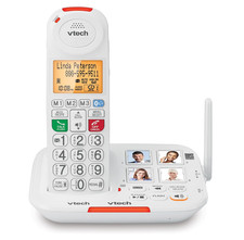 VTech Amplified Senior Cordless Phone w/ Answering Machine, Call Block,90dB Ring
