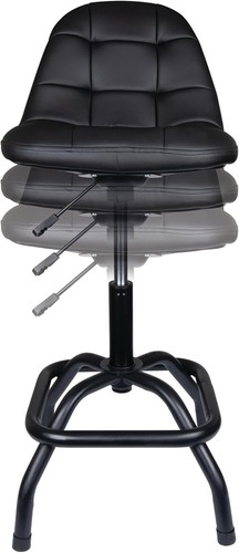 Performance Tool verstellbarer Barhocker mit hoher Rückenlehne - Komfort trifft Stil 330 Pfund - Bild 10 von 11