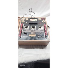Supreme Model 503 Tube Tester Vintage Electronic Instrument With Wood Case