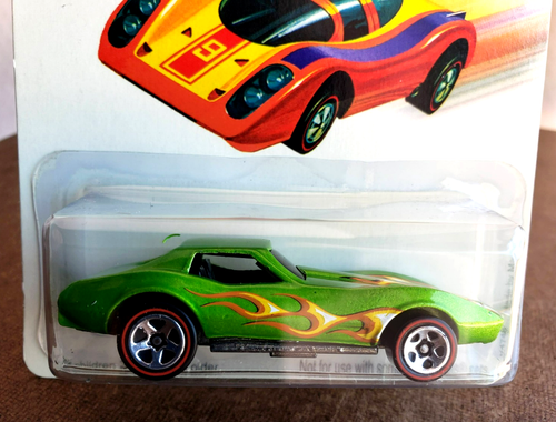 2006 Hot Wheels CORVETTE STINGRAY Green FLYING CUSTOMS SERIES 1:64 REDLINE 5 SP - Picture 16 of 17