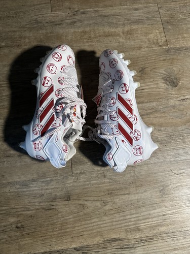 Botines de fútbol Adidas Freak 22 Big Mood DSG SM para hombre talla 8 blanco rojo GZ6901 - Imagen 3 de 5