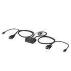 StarTech.com 2 Port USB VGA Cable KVM Switch - USB Powered with Remote Switch - 