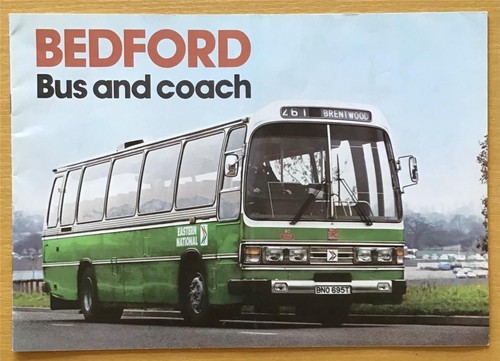 BEDFORD Bus & Coach Range Sales Brochure Sep 1979 B/BX 1882/9/79 YMT YLQ SB VAS