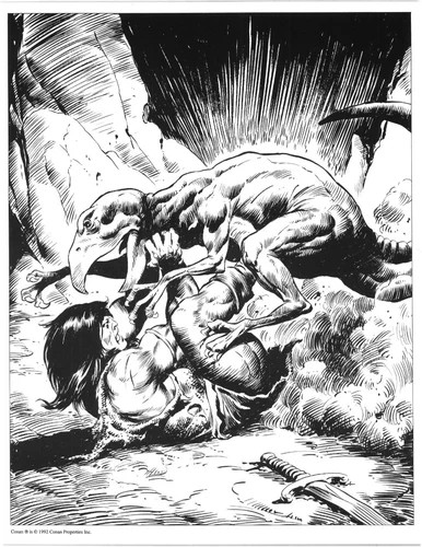 CONAN The VOYAGER Kunstdruck 7 Künstler John Buscema 1992 Sal Q Prod - Bild 7 von 7