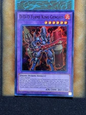 Yugioh D/D/D Flame King Genghis CT13-EN005 Super Rare Limited Edition NM