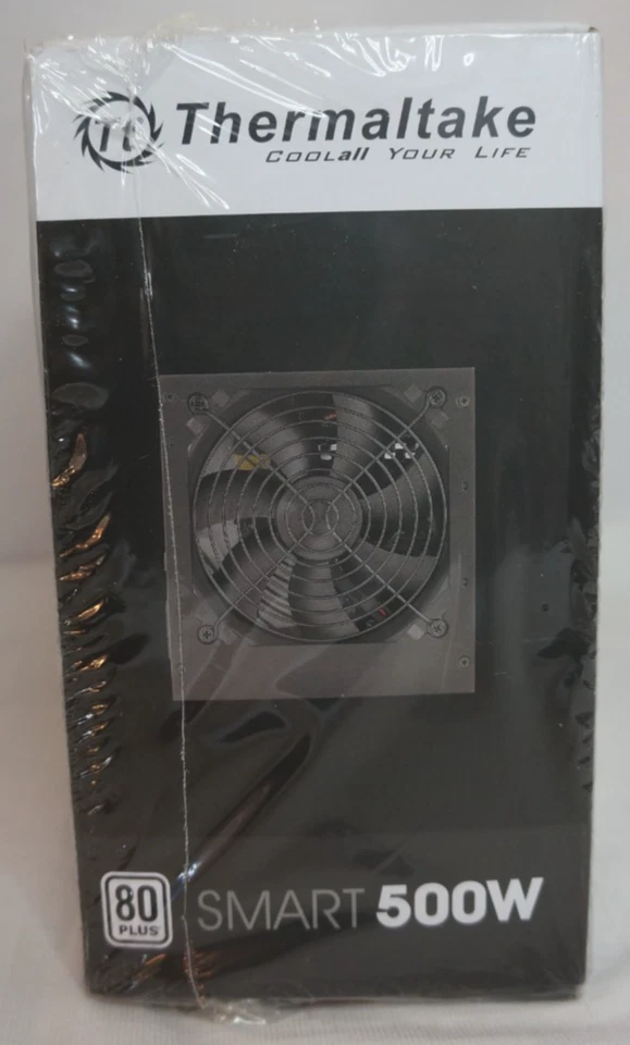 Thermaltake Smart 500W 80 PLUS Certified ATX Non-Modular Power Supply PC PSU NEW - Image 2 of 4