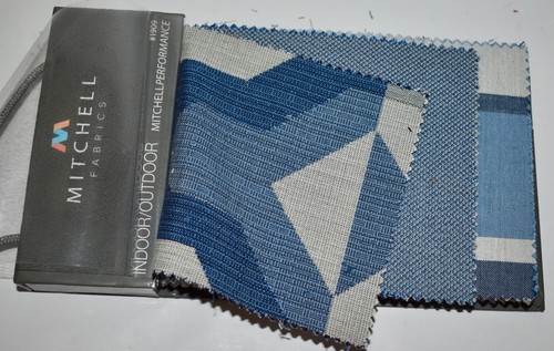 FABRIC SAMPLE BOOK Multi-Color INDOOR/OUTDOOR Solids Patterns Stripes 35pcs LOT - Picture 13 of 14