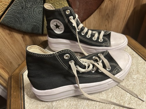 Zapatos Converse Chuck Taylor All Star Move Hi Platform 568497C para mujer talla 7 negros - Imagen 5 de 6