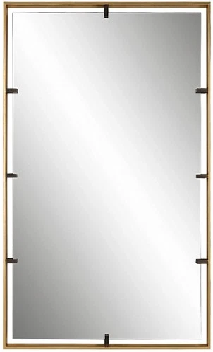 Uttermost 09754 Egon 29-7/8" W x 50" H Rectangular Framed - Warm Gold / Bronze - Picture 1 of 9