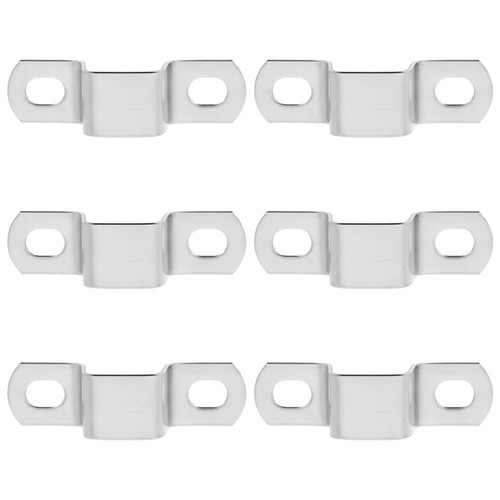  6 Stück U-Winkel Rohrschellen Formschelle Aufhänger Schellen Edelstahl U-Typ - Bild 10 von 12